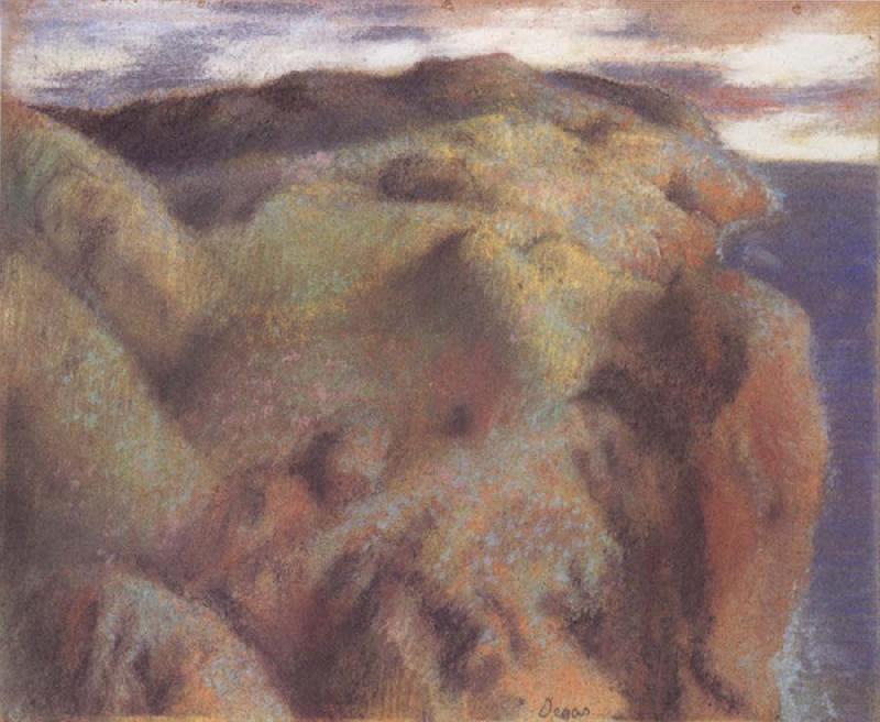 Edgar Degas Landscape oil painting image